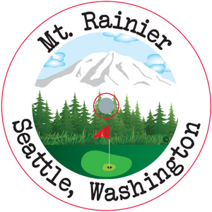 CaddyCap - Mt. Rainier Seattle Washington - Unique Golf Gifts!