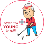 CaddyCap - Never too Young to Golf Male - Golf Gift for Dad!